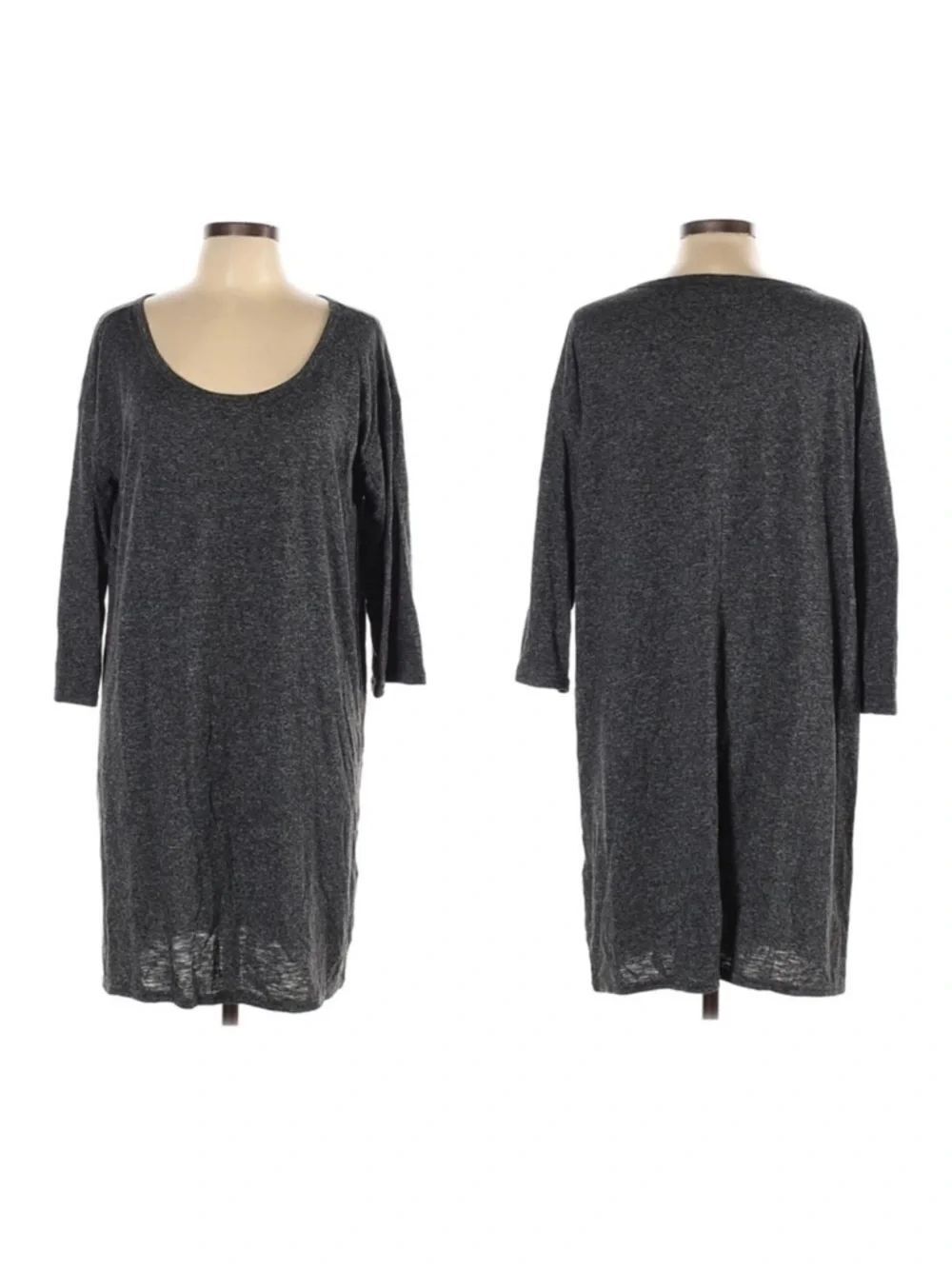 NWT GAP Slub Jersey Scoop Neck T-Shirt Dress L